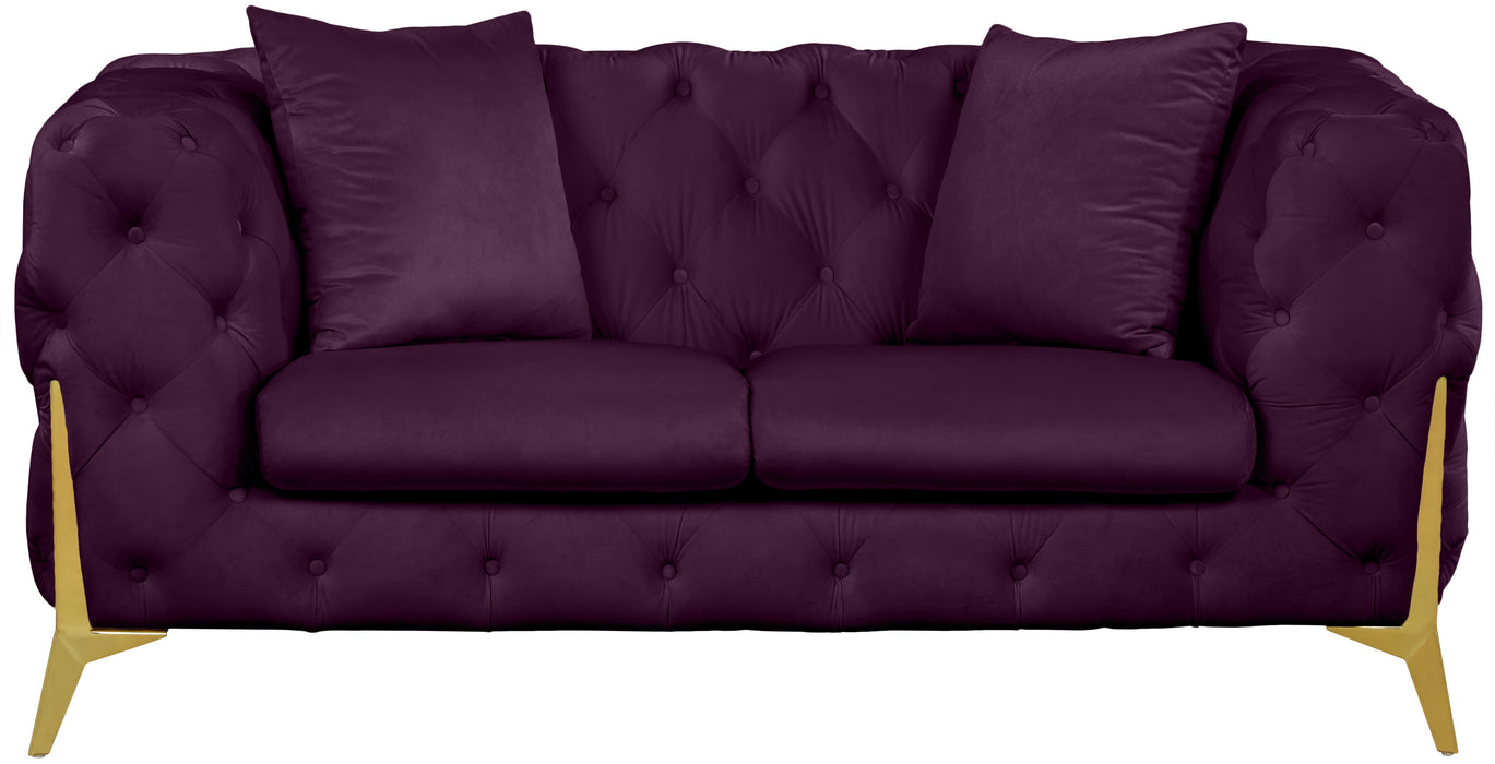 Kingdom Velvet Loveseat - Sterling House Interiors