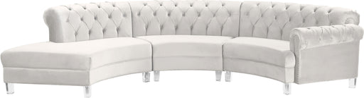 Anabella Velvet Sectional - Sterling House Interiors