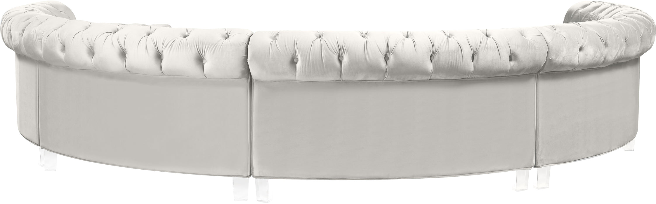 Anabella Velvet Sectional - Sterling House Interiors