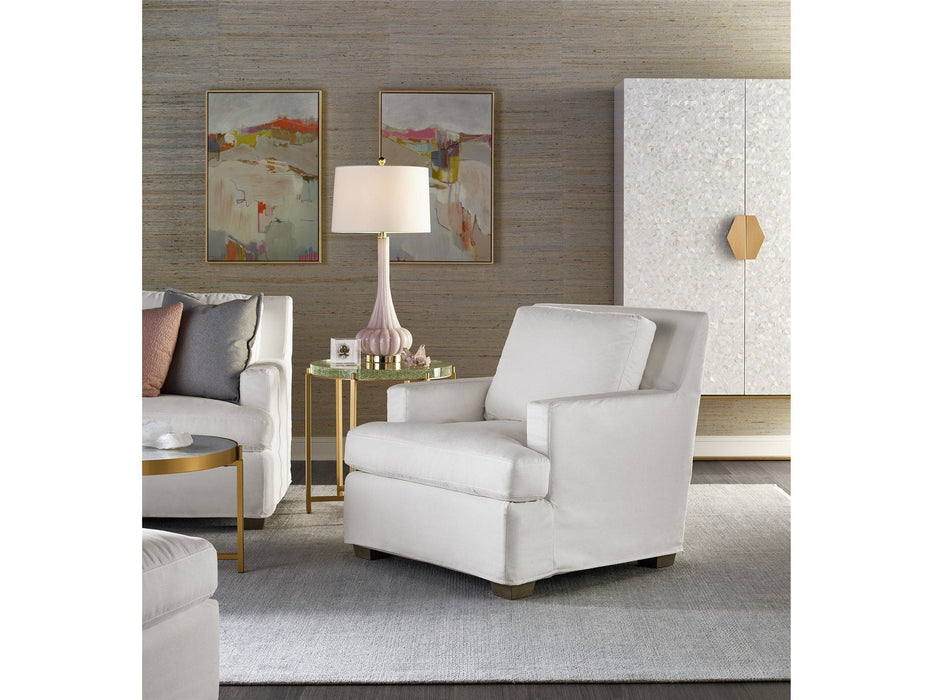 Malibu Slipcover Chair Special Order White