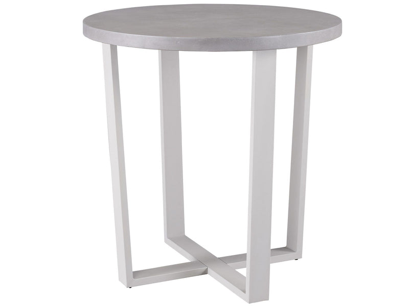 Coastal Living Outdoor South Beach Bar Table Pearl Silver
