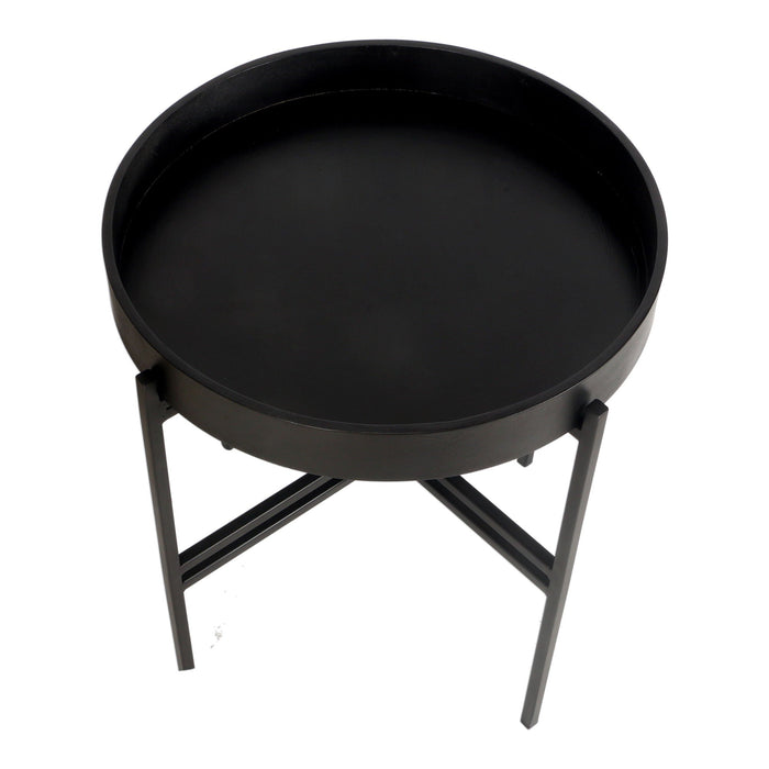 Ace Tray Side Table Black