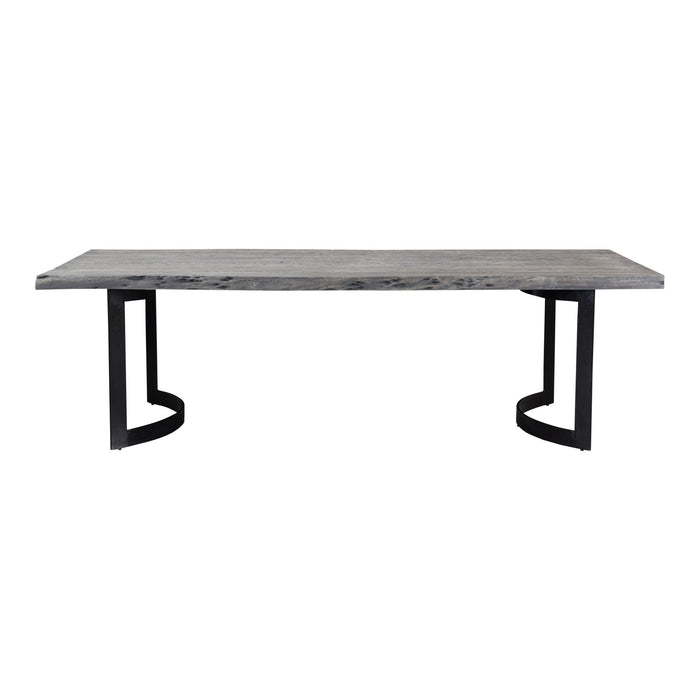 Bent Dining Table Small Weathered Gray