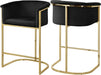 Donatella Velvet Counter Stool - Sterling House Interiors