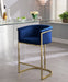 Donatella Velvet Counter Stool - Sterling House Interiors