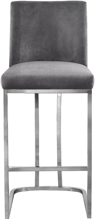 Heidi Velvet Stool - Sterling House Interiors