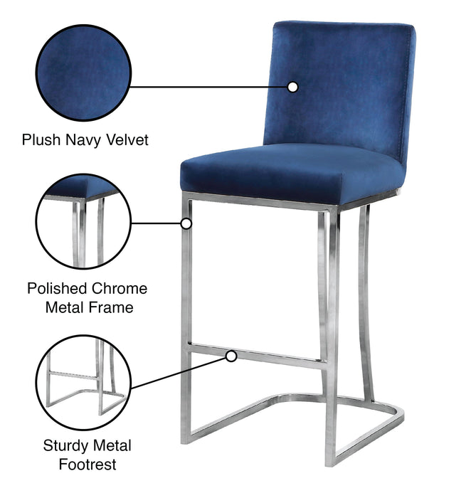 Heidi Velvet Stool - Sterling House Interiors