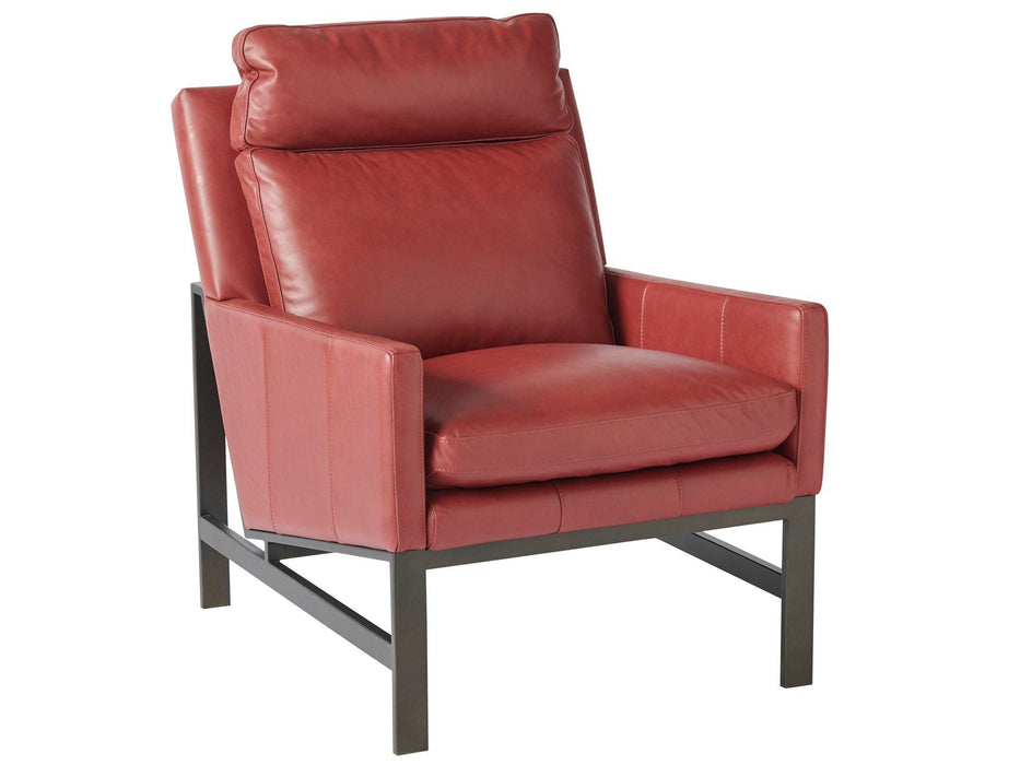 Curated Scarlet Accent Chair Red