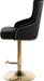 Claude Black Velvet Adjustable Stool - Sterling House Interiors