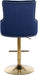 Claude Black Velvet Adjustable Stool - Sterling House Interiors