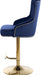 Claude Black Velvet Adjustable Stool - Sterling House Interiors