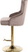 Claude Black Velvet Adjustable Stool - Sterling House Interiors