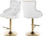 Claude Black Velvet Adjustable Stool - Sterling House Interiors