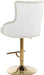 Claude Black Velvet Adjustable Stool - Sterling House Interiors