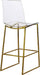 Lumen Metal/Lucite Polycarbonate Stool - Sterling House Interiors