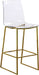 Lumen Metal/Lucite Polycarbonate Stool - Sterling House Interiors