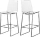 Lumen Metal/Lucite Polycarbonate Stool - Sterling House Interiors