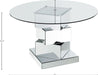 Haven Chrome Dining Table - Sterling House Interiors