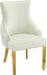 Tuft White Faux Leather Dining Chair - Sterling House Interiors