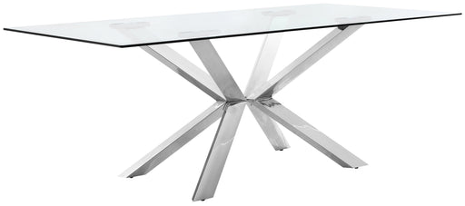 Juno Chrome Dining Table - Sterling House Interiors