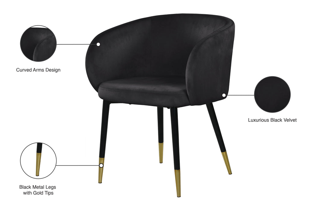 Louise Velvet Dining Chair - Sterling House Interiors