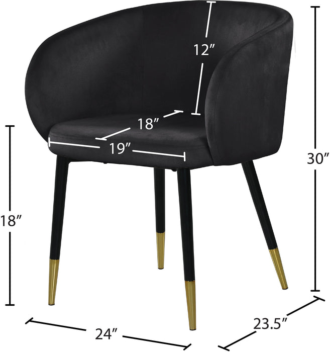 Louise Velvet Dining Chair - Sterling House Interiors