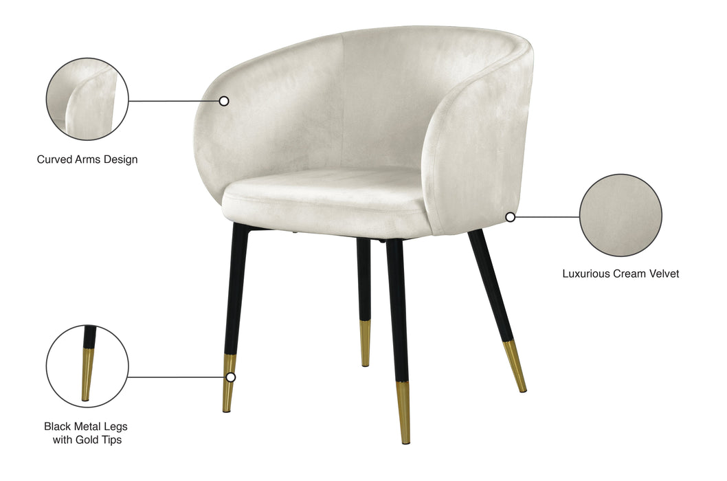 Louise Velvet Dining Chair - Sterling House Interiors