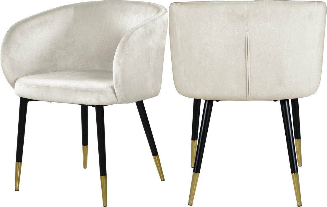 Louise Velvet Dining Chair - Sterling House Interiors