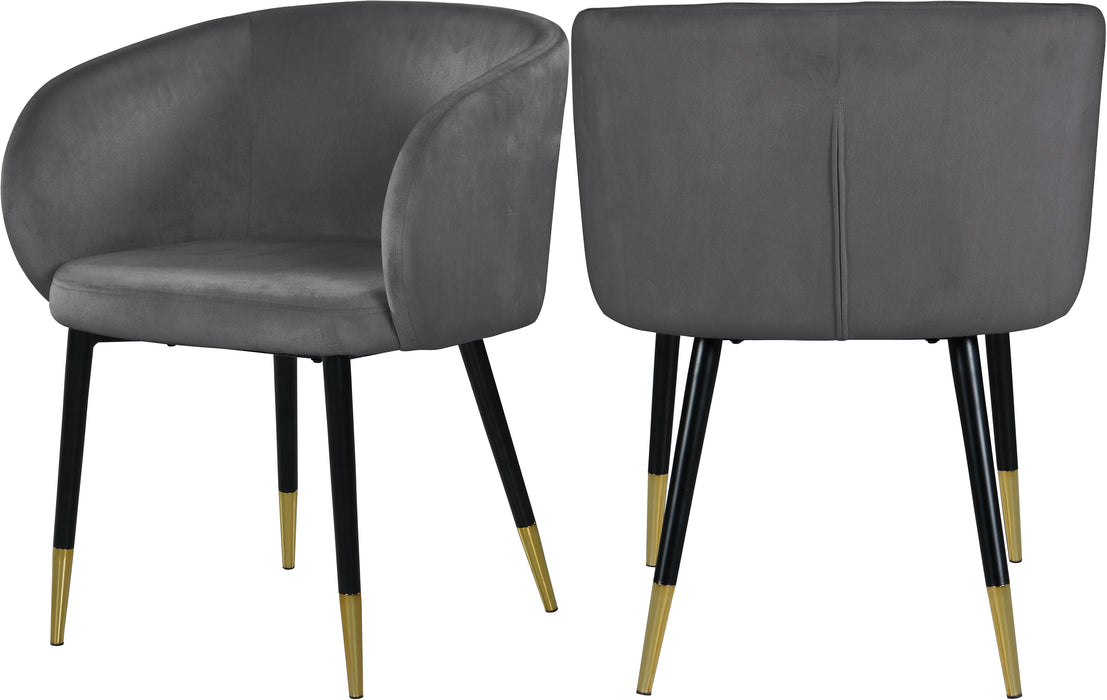 Louise Velvet Dining Chair - Sterling House Interiors