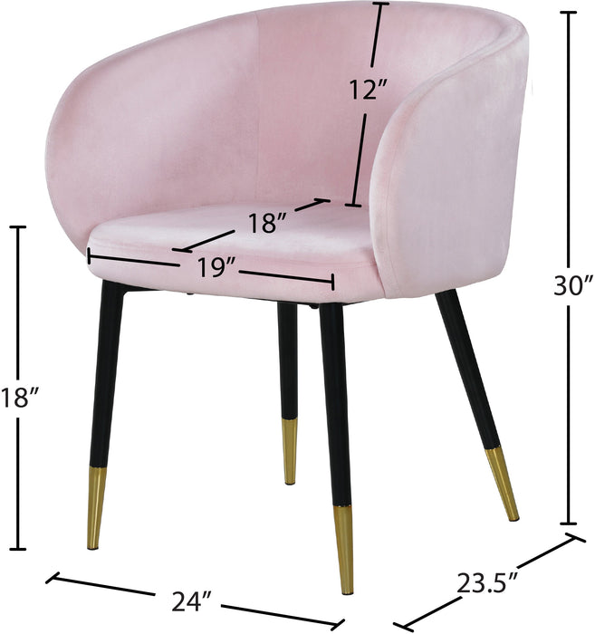 Louise Velvet Dining Chair - Sterling House Interiors