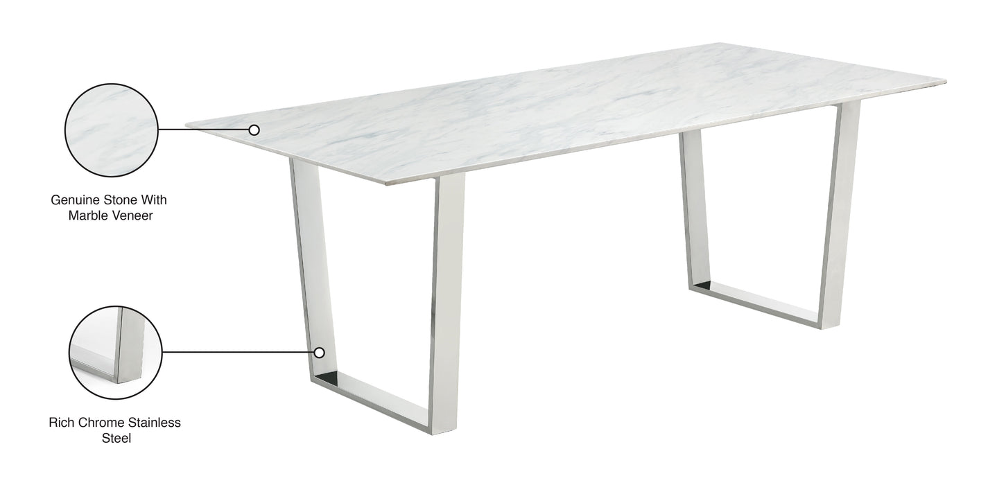 Carlton Chrome Dining Table - Sterling House Interiors