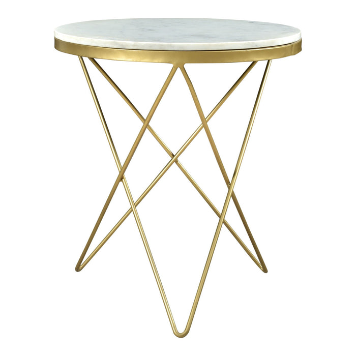 Haley Side Table Gold