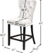 Nikki Velvet Stool - Sterling House Interiors