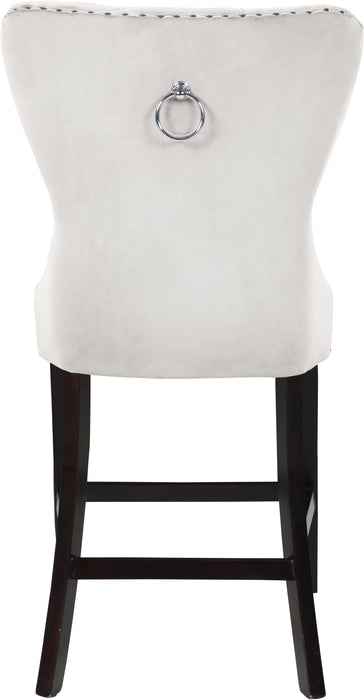 Nikki Velvet Stool - Sterling House Interiors