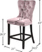 Nikki Velvet Stool - Sterling House Interiors