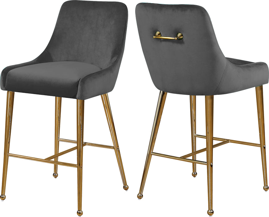 Owen Velvet Stool - Sterling House Interiors