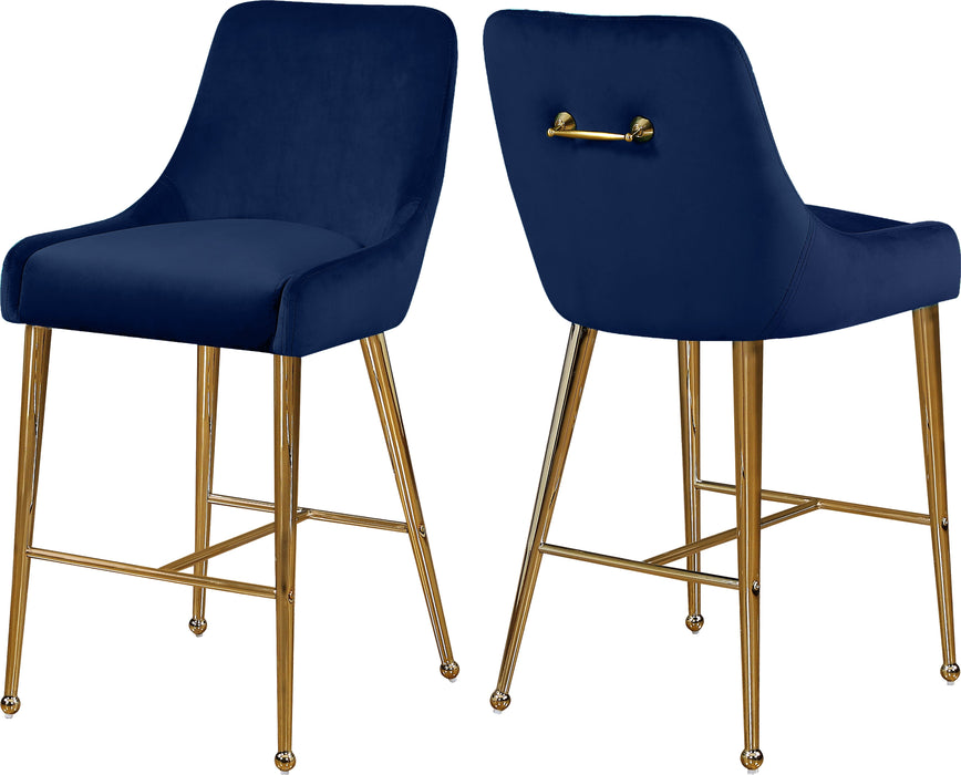 Owen Velvet Stool - Sterling House Interiors