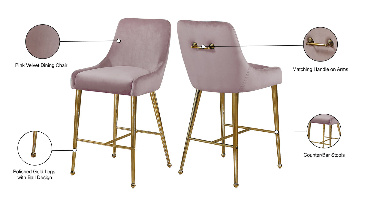 Owen Velvet Stool - Sterling House Interiors