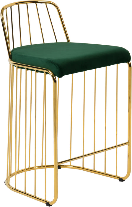 Gio Velvet Counter Stool - Sterling House Interiors