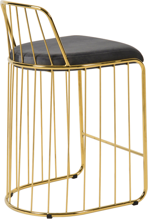 Gio Velvet Counter Stool - Sterling House Interiors