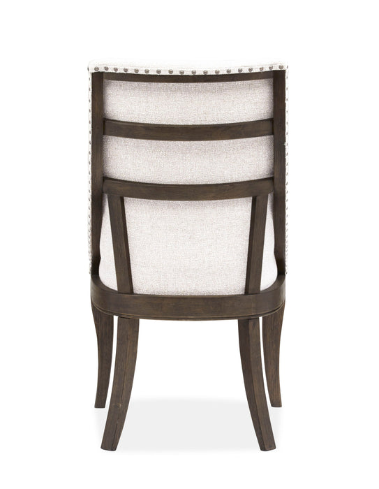 Roxbury Manor Dining Arm Chair With Upholstered Seat and Back