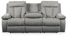 Mitchiner Reclining Sofa with Drop Down Table