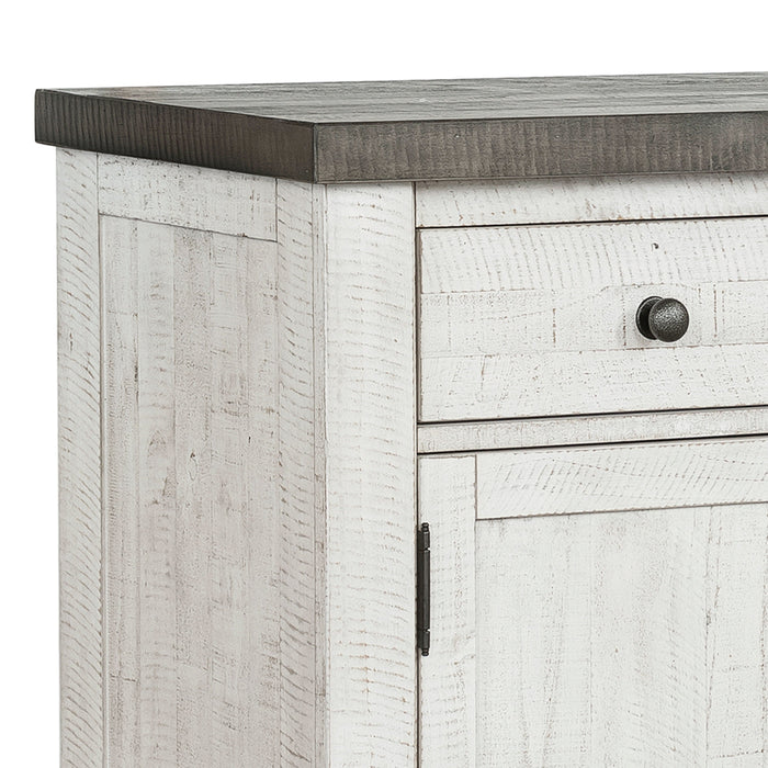 Valley Ridge 3 Drawer Server White