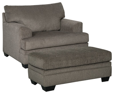 Dorsten Sofa Chaise with Chair and Ottoman