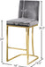 Heidi Velvet Stool - Sterling House Interiors