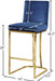 Heidi Velvet Stool - Sterling House Interiors
