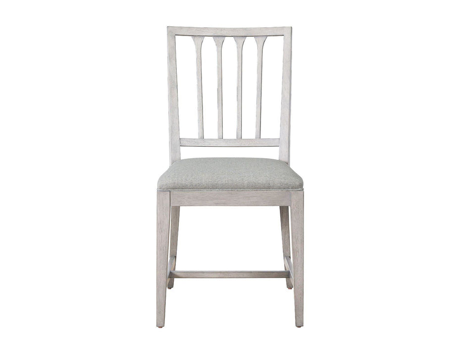 Past Forward Slat Back Side Chair