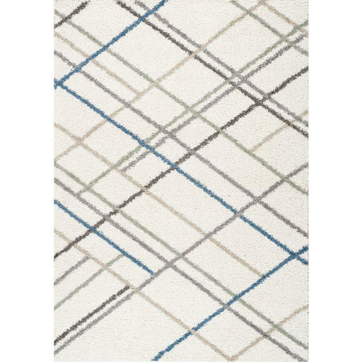 Maroq Multicolour Crossed Lines Rug - Sterling House Interiors