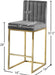 Giselle Velvet Stool - Sterling House Interiors