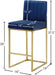 Giselle Velvet Stool - Sterling House Interiors